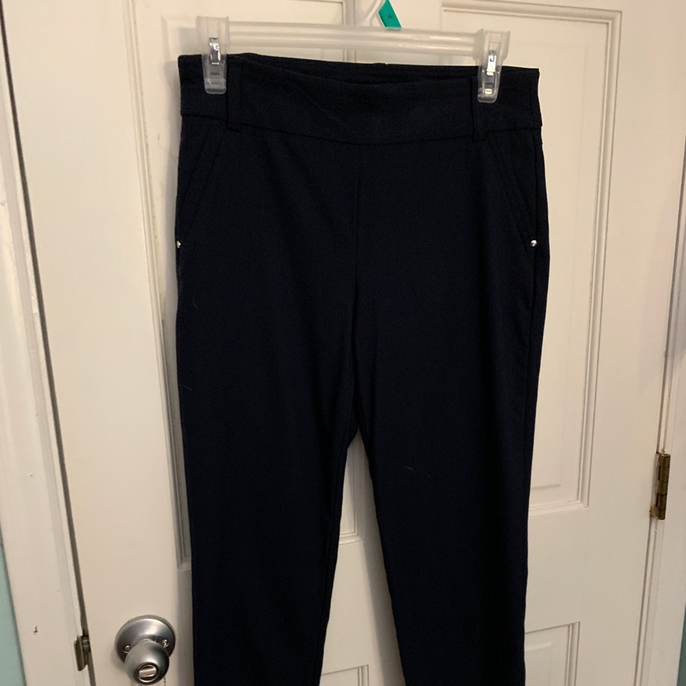 Skinny ankle Navy trousers